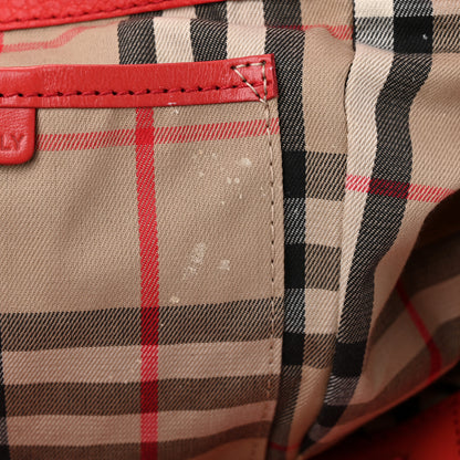 Burberry Grainy Calfskin Small Canterbury Tote Red 14 of 15