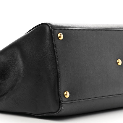 Fendi Vitello Elite Regular 2Jours Tote Black 9 of 17
