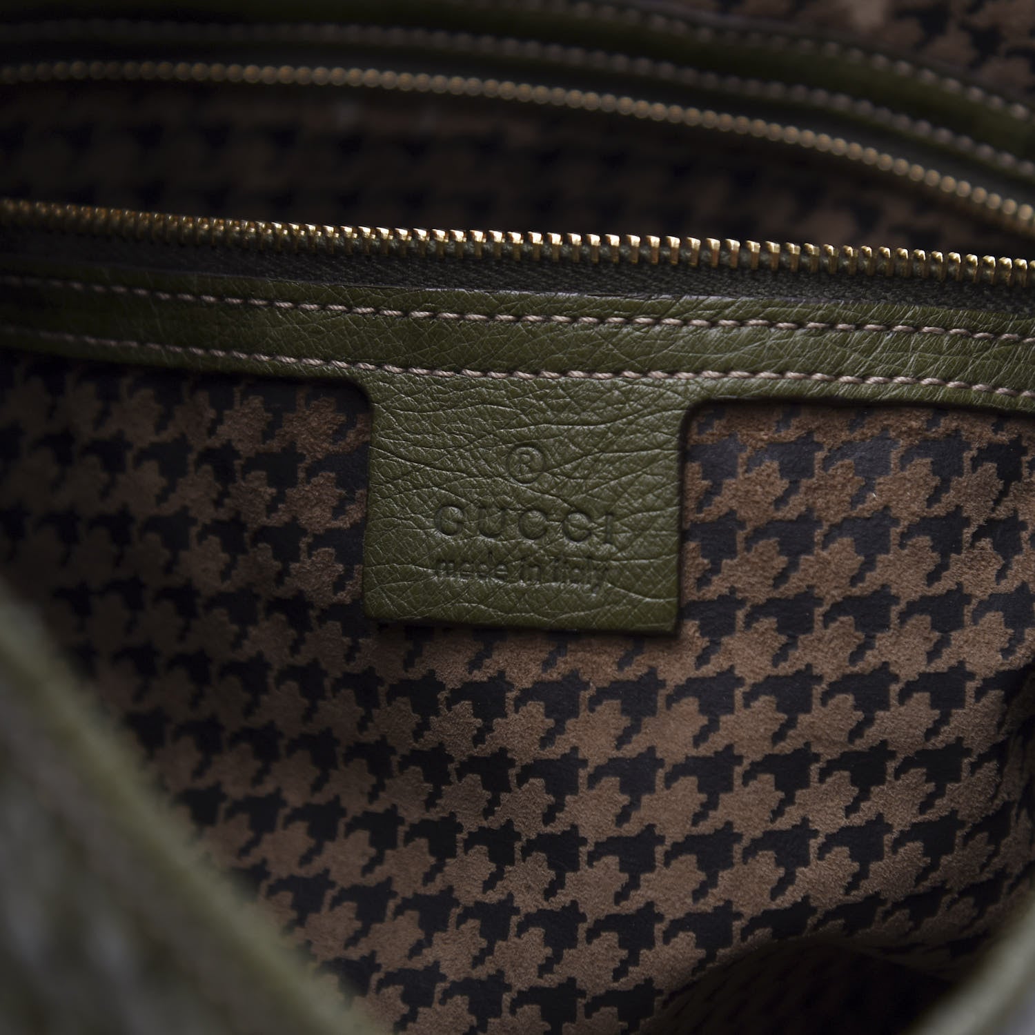 Gucci Ostrich Large Horsebit 85th Anniversary Hobo Green 5 of 12