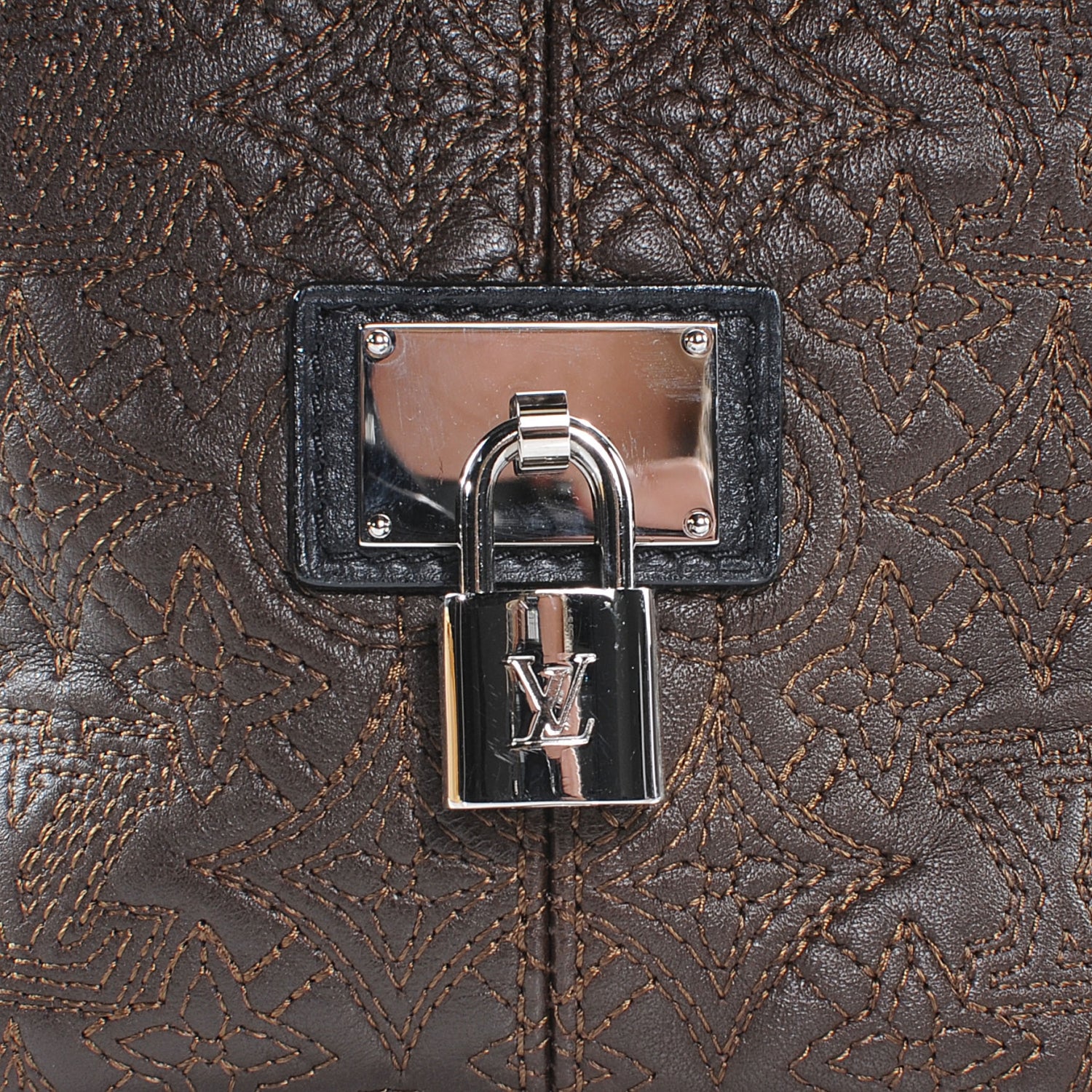 Louis Vuitton Monogram Lambskin Antheia Hobo PM Chocolat 6 of 10