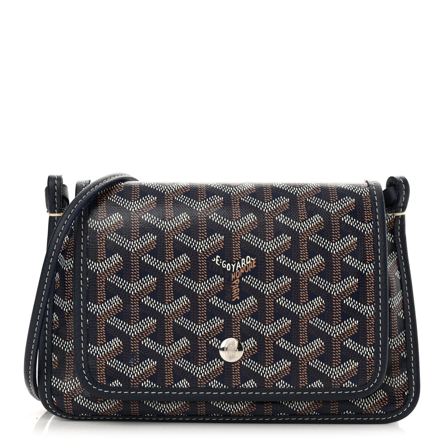 Goyardine Plumet Wallet Clutch Navy