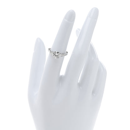 Bulgari Platinum Diamond 1.25ct Three Stone Engagement Ring 51 5.75 2 of 5