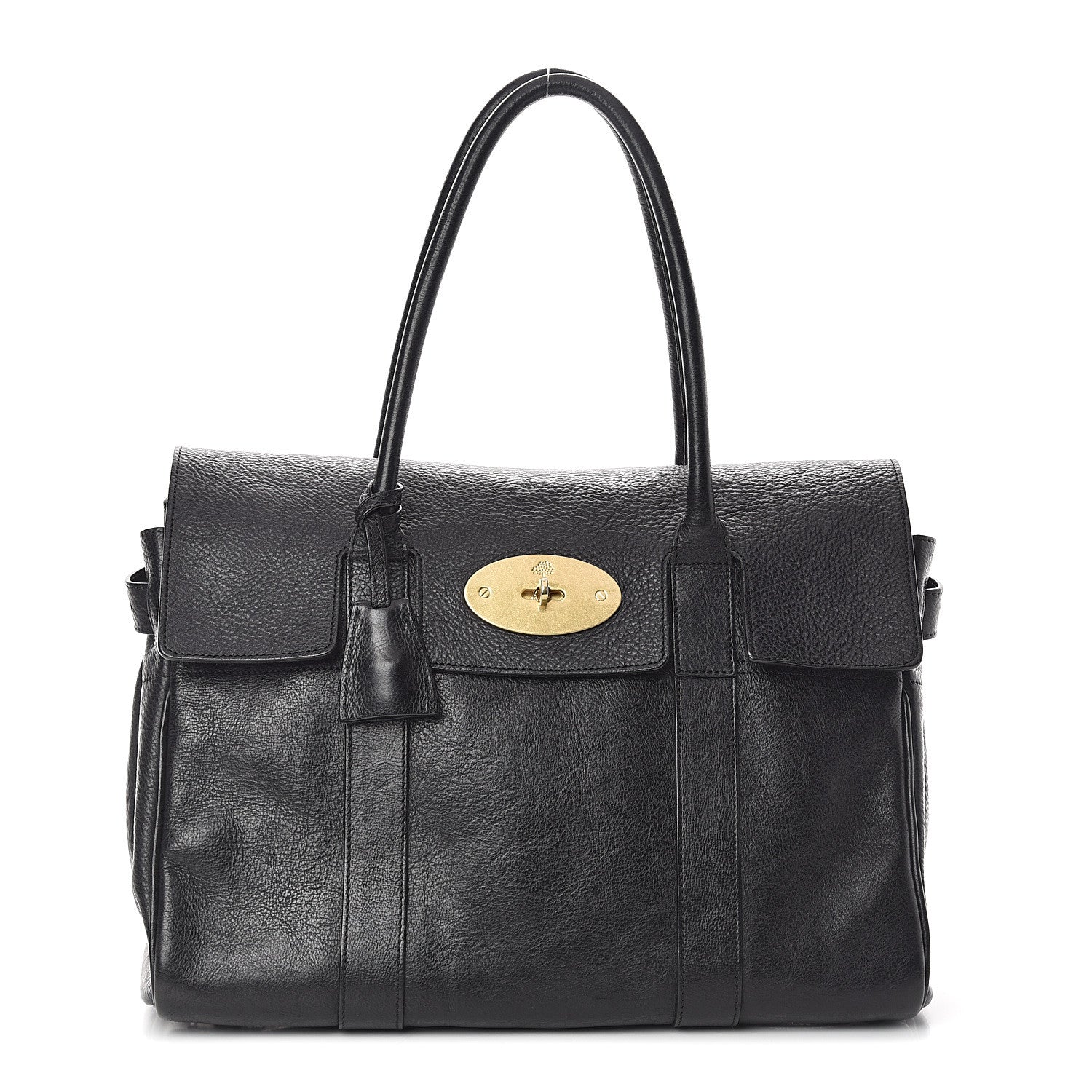 Mulberry Natural Leather Small Bayswater Black 1 of 9