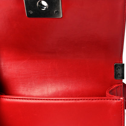 Chanel Galuchat Stingray Small Boy Flap Red 10 of 13