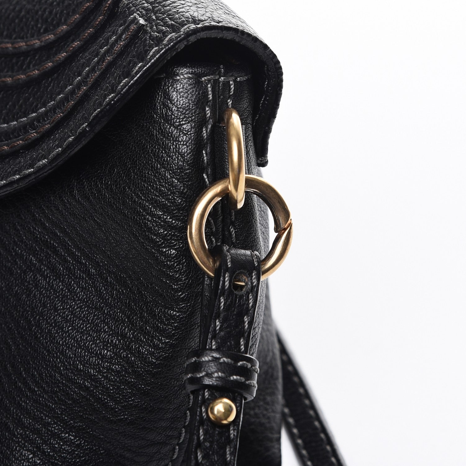 Chloe Calfskin Marcie Pochette Crossbody Bag Black 11 of 14
