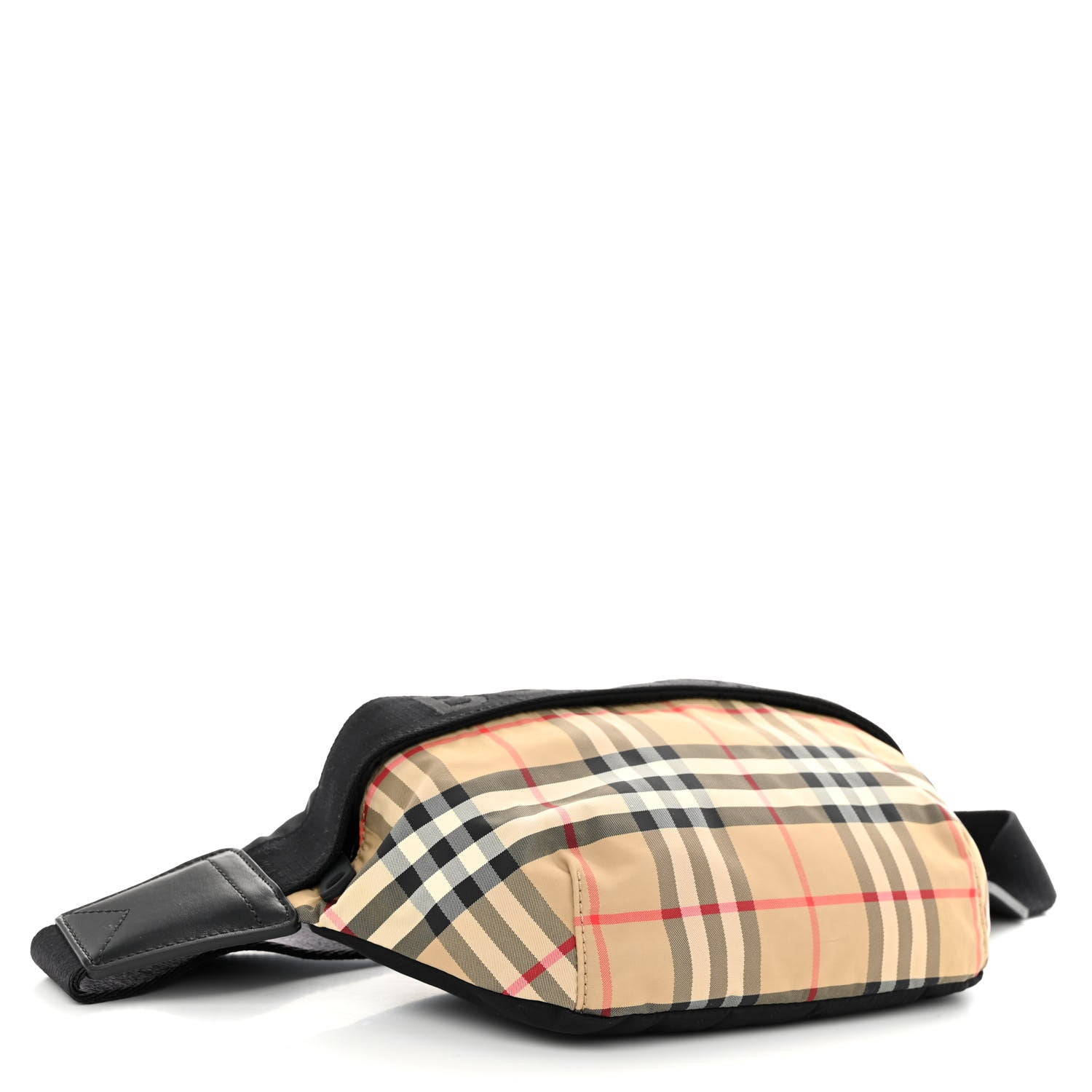 Burberry Nylon Vintage Check Sonny Bum Bag Archive Beige Black 4 of 9