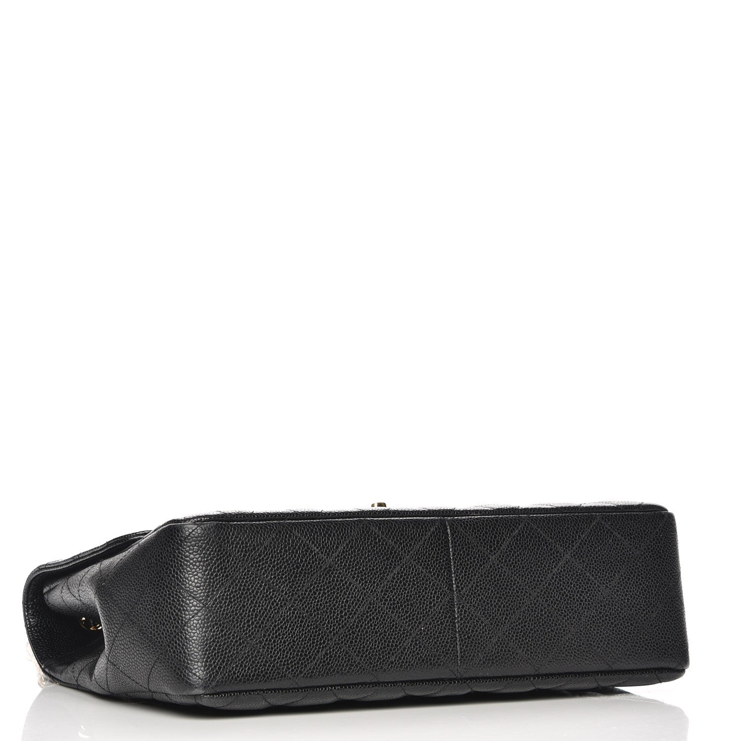 Chanel Caviar Quilted Jumbo Single Flap Black 4 of 9
