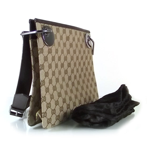 Gucci Monogram Eclipse Messenger Bag 3 of 9