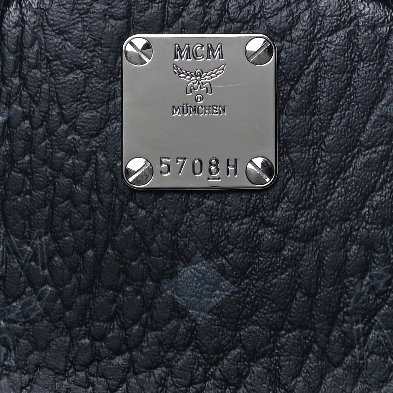 MCM Visetos Side Stud X-Mini Stark Bebe Boo Backpack Black 9 of 9