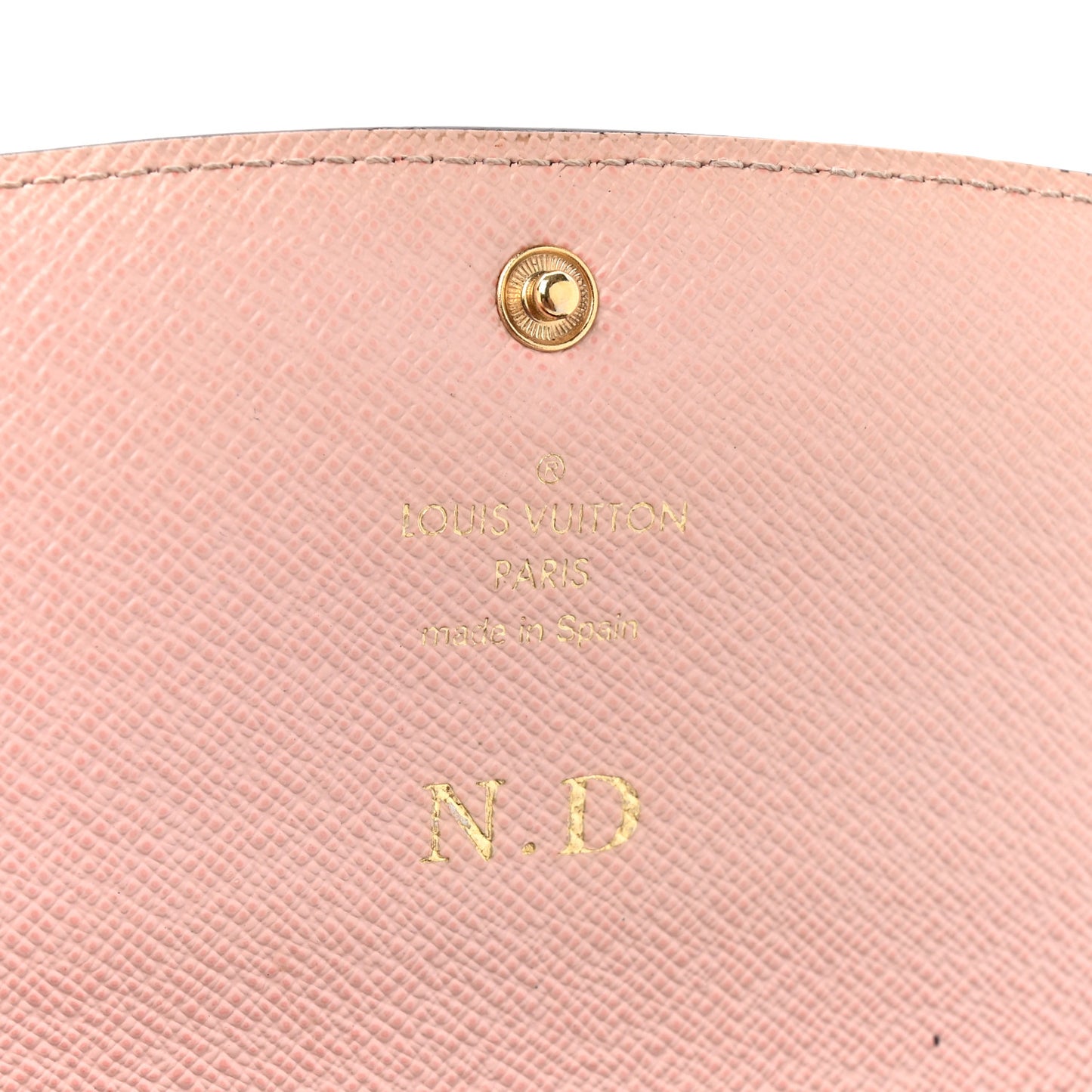 Monogram Emilie Wallet Rose Ballerine