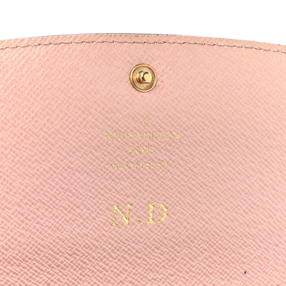 Louis Vuitton Monogram Emilie Wallet Rose Ballerine 6 of 10