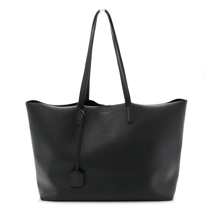 Saint Laurent Calfskin Large Shopping Tote Black 1 of 15