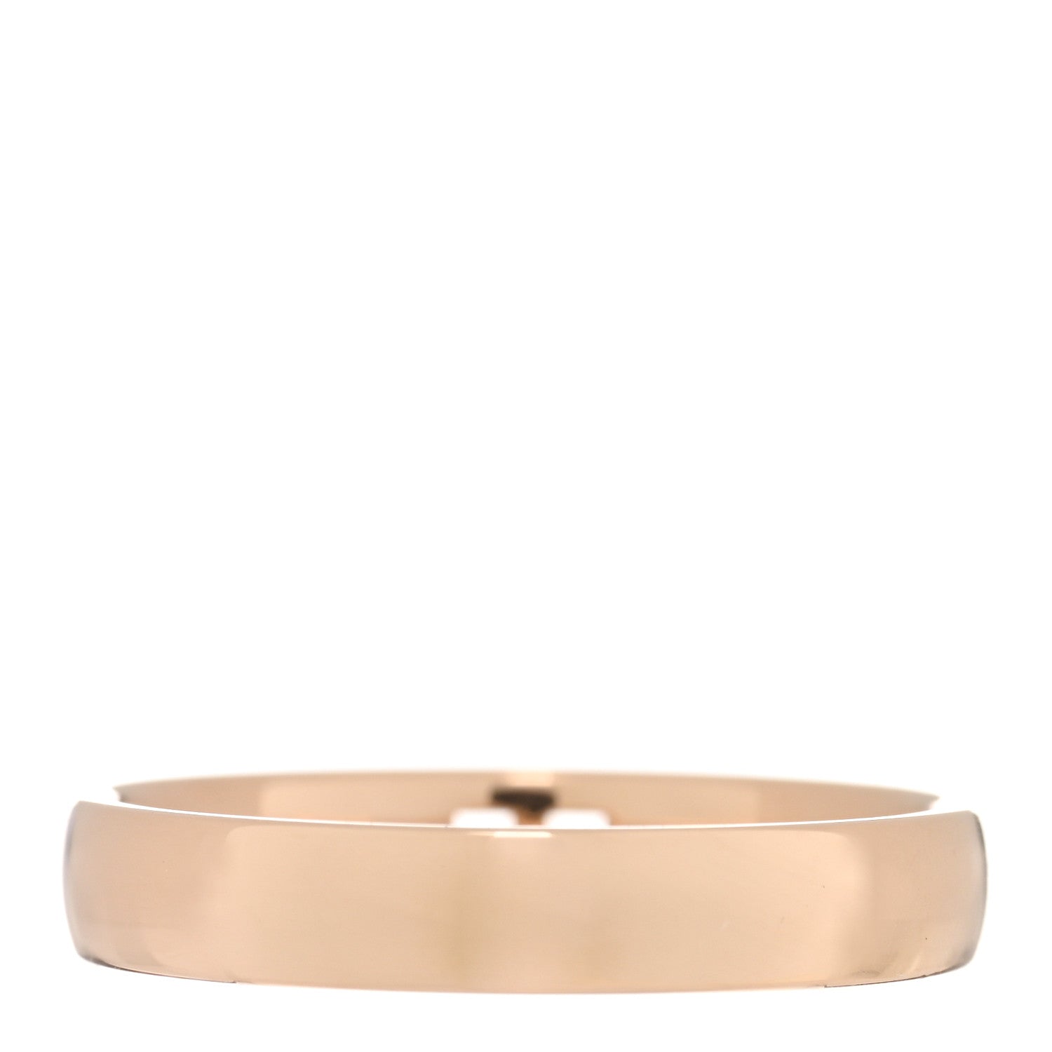 Hermes 18K Rose Gold Diamond Ever Herakles Wedding Band Ring 56 7.75 3 of 5