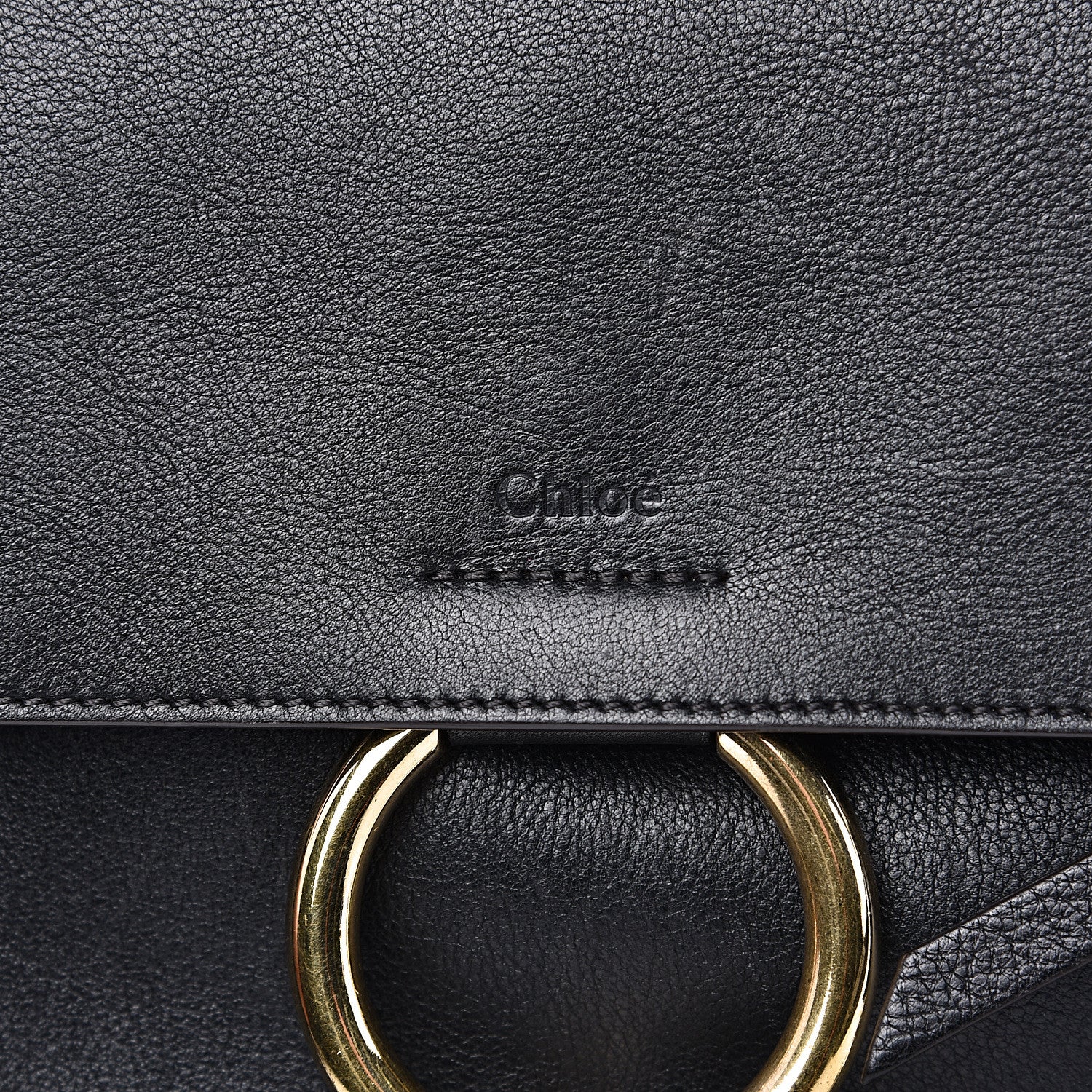 Chloe Calfskin Small Faye Day Shoulder Bag Black 6 of 12