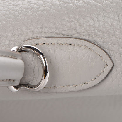 Hermes Taurillon Clemence Kelly Retourne 35 Gris Perle 20 of 29