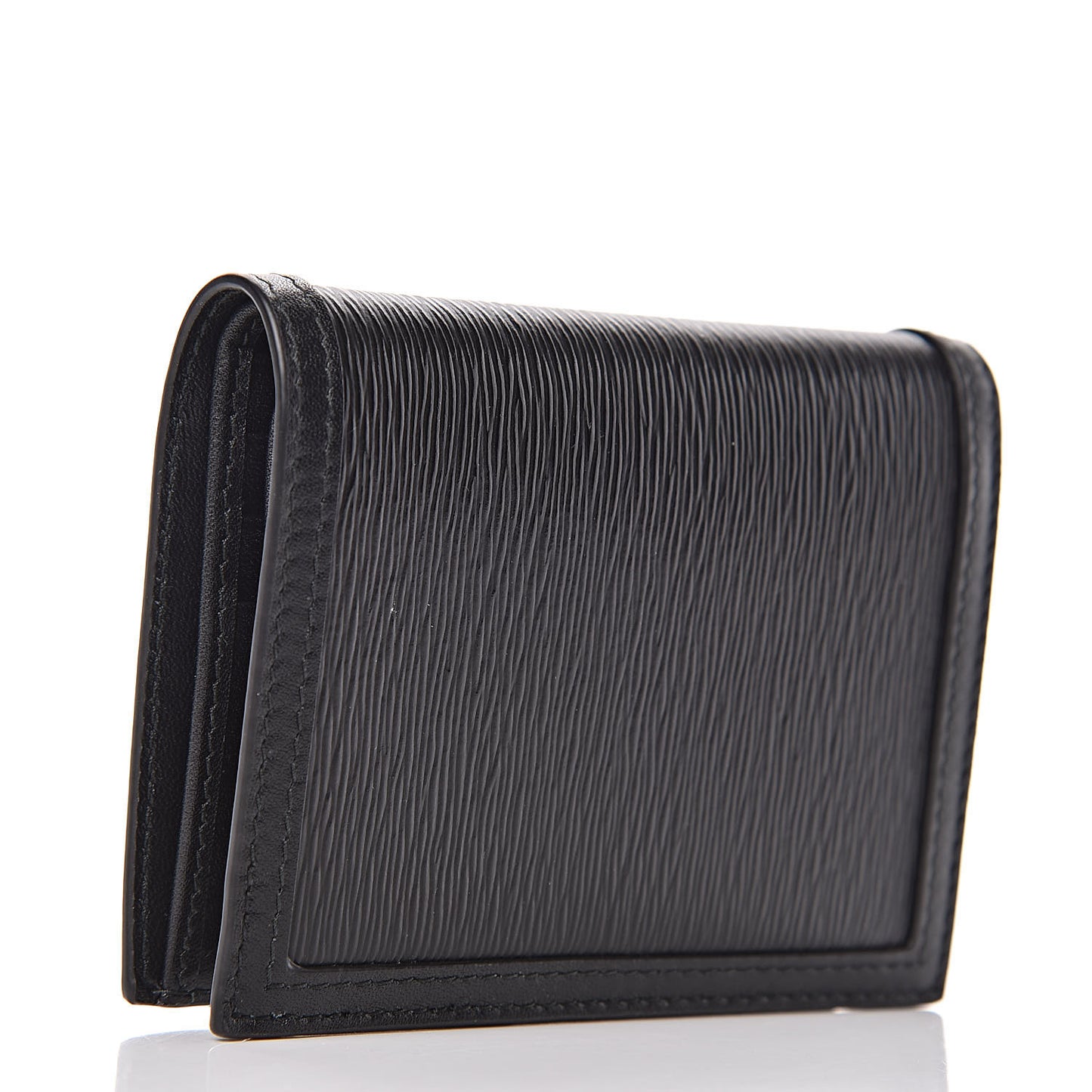 Vitello Move Bow Compact Wallet Black