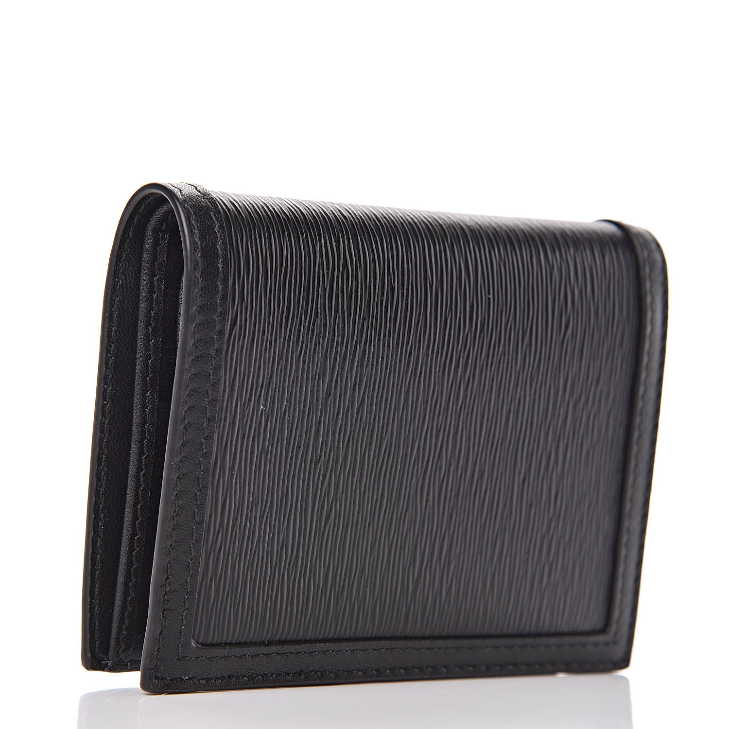 Prada Vitello Move Bow Compact Wallet Black 3 of 7
