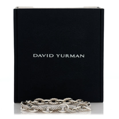 David Yurman Sterling Silver 10mm Medium Oval Link Bracelet 4 of 4