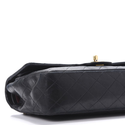 Chanel Lambskin Quilted Medium Double Flap Black 6 of 11