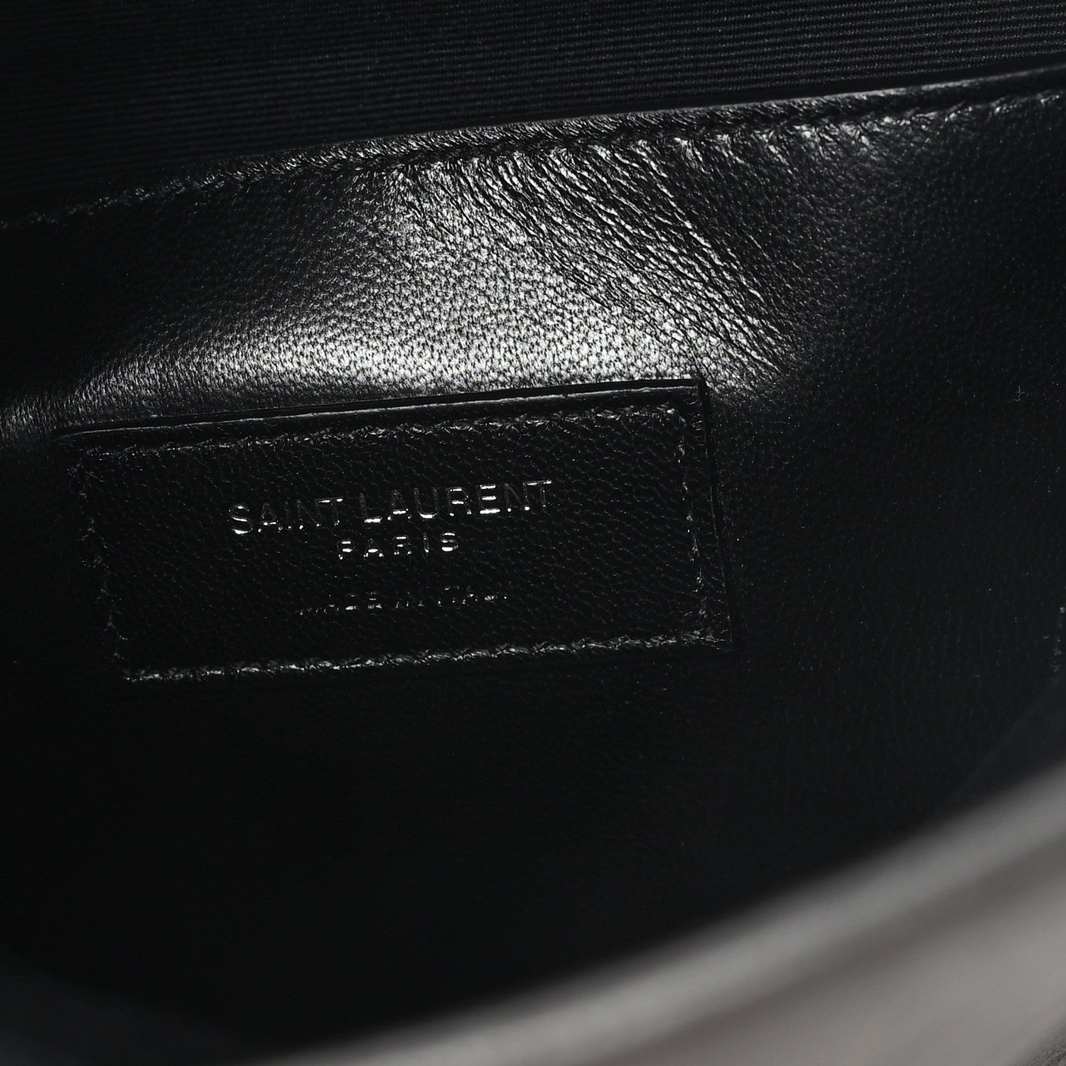 Saint Laurent Crocodile Embossed Calfskin West Hollywood Monogram Fold Over Clutch Earth 6 of 7