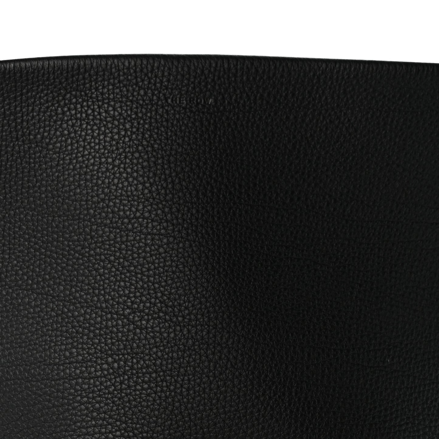 Grained Calfskin Medium N/S Park Tote Black