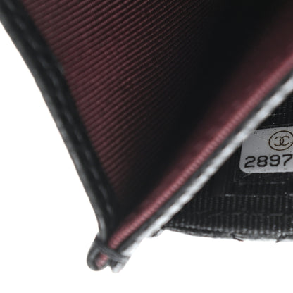 Chanel Caviar Quilted Flap Card Holder Wallet Black 8 of 9