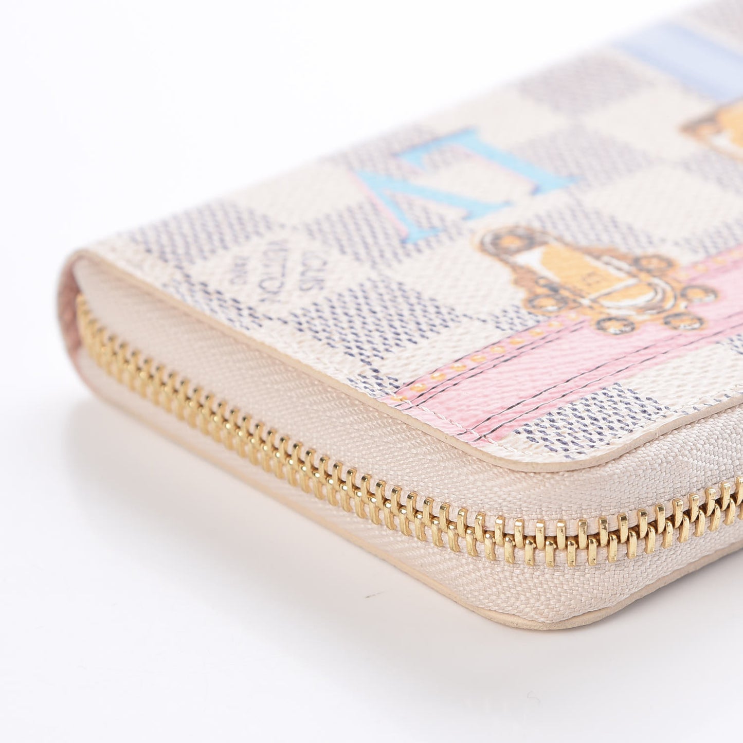 Damier Azur Summer Trunks Clemence Wallet