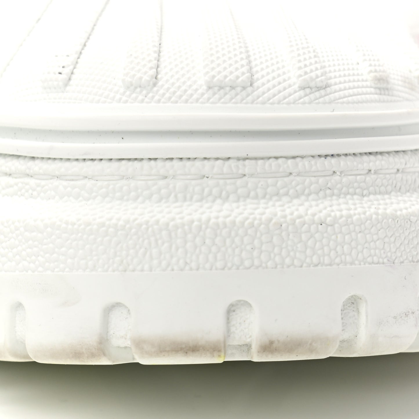 Suede Patent Terry Cloth Dior-ID Platform Sneakers 40 White Framboise