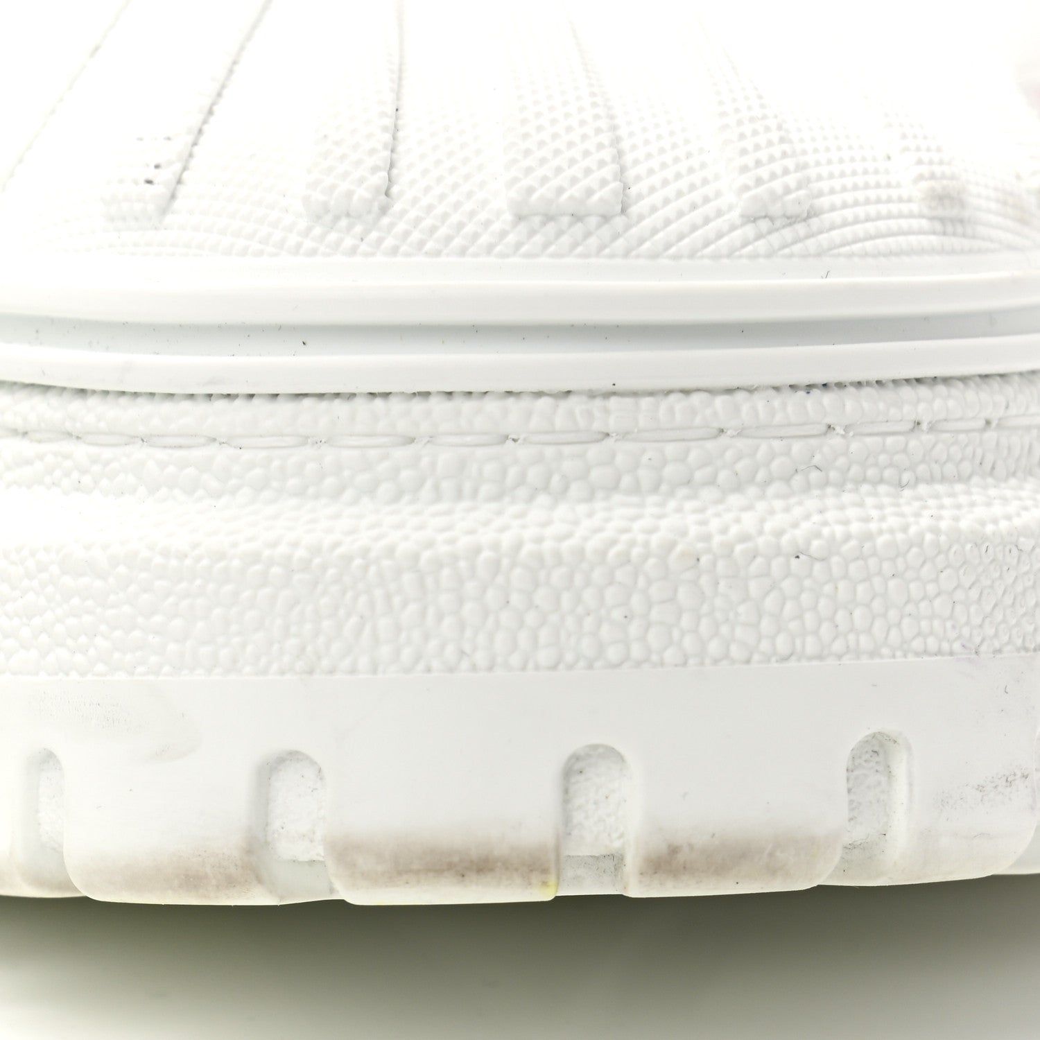 Christian Dior Suede Patent Terry Cloth Dior-ID Platform Sneakers 40 White Framboise 10 of 10