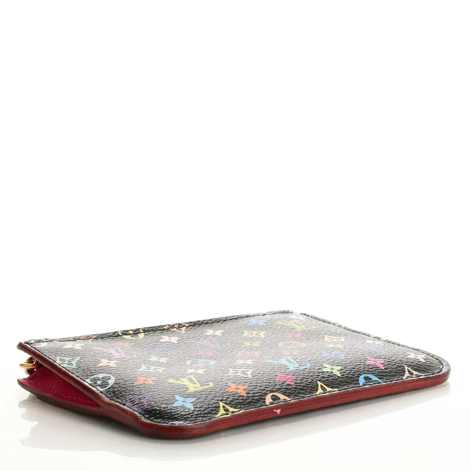 Louis Vuitton Monogram Multicolor Key Pouch Black Grenade 4 of 7