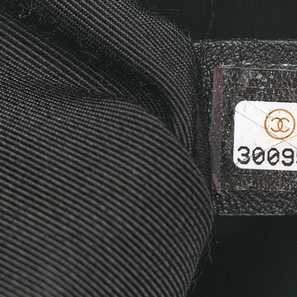 Chanel Calfskin Chain 20s Signature Bowling Bag Black 7 of 10