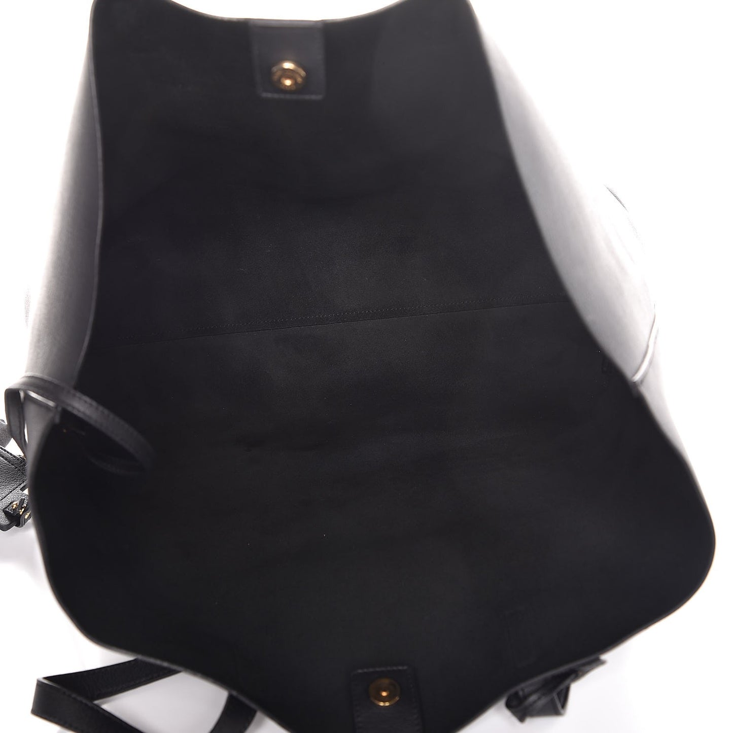 Calfskin Large Shopping Tote Black