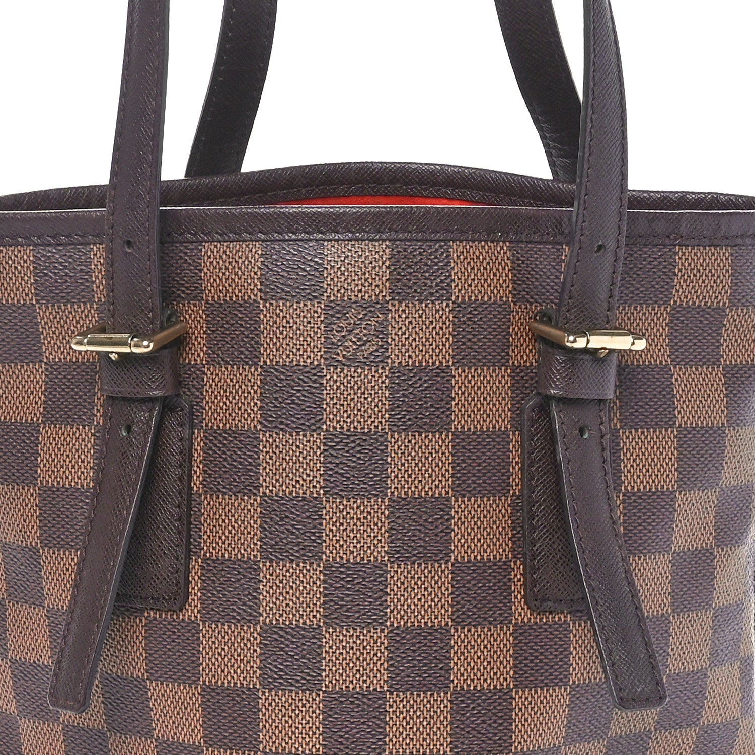 Louis Vuitton Damier Ebene Marais Bucket 23 7 of 9