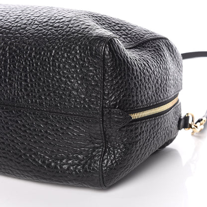 Burberry Heritage Grain Medium Alchester Bowling Bag Black 9 of 9