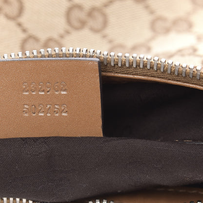 Gucci Monogram Medium GG Twins Hobo Tan 7 of 11