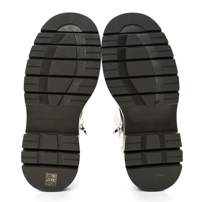 Bottega Veneta Calfskin The Tire High Boots 39 Black Camping 5 of 7