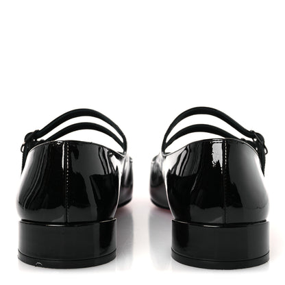 Christian Louboutin Patent Sweet Jane Flats 39 Black 6 of 11