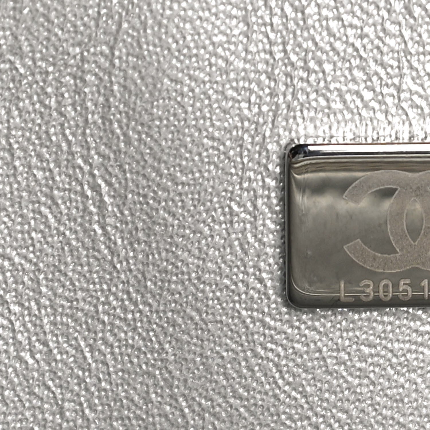 Chanel Metallic Grained Calfskin Quilted 2.55 Reissue Mini Flap Silver 11 of 12