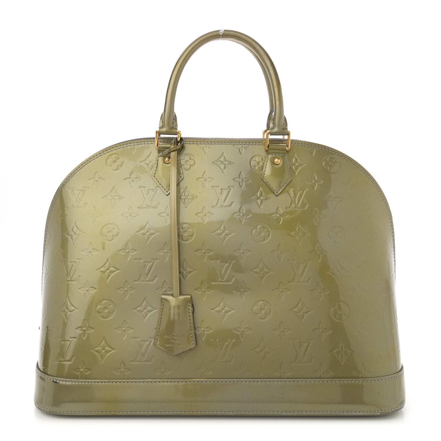 Louis Vuitton Vernis Alma GM Gris Art Deco 1 of 11