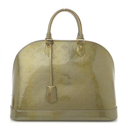Louis Vuitton Vernis Alma GM Gris Art Deco 1 of 11