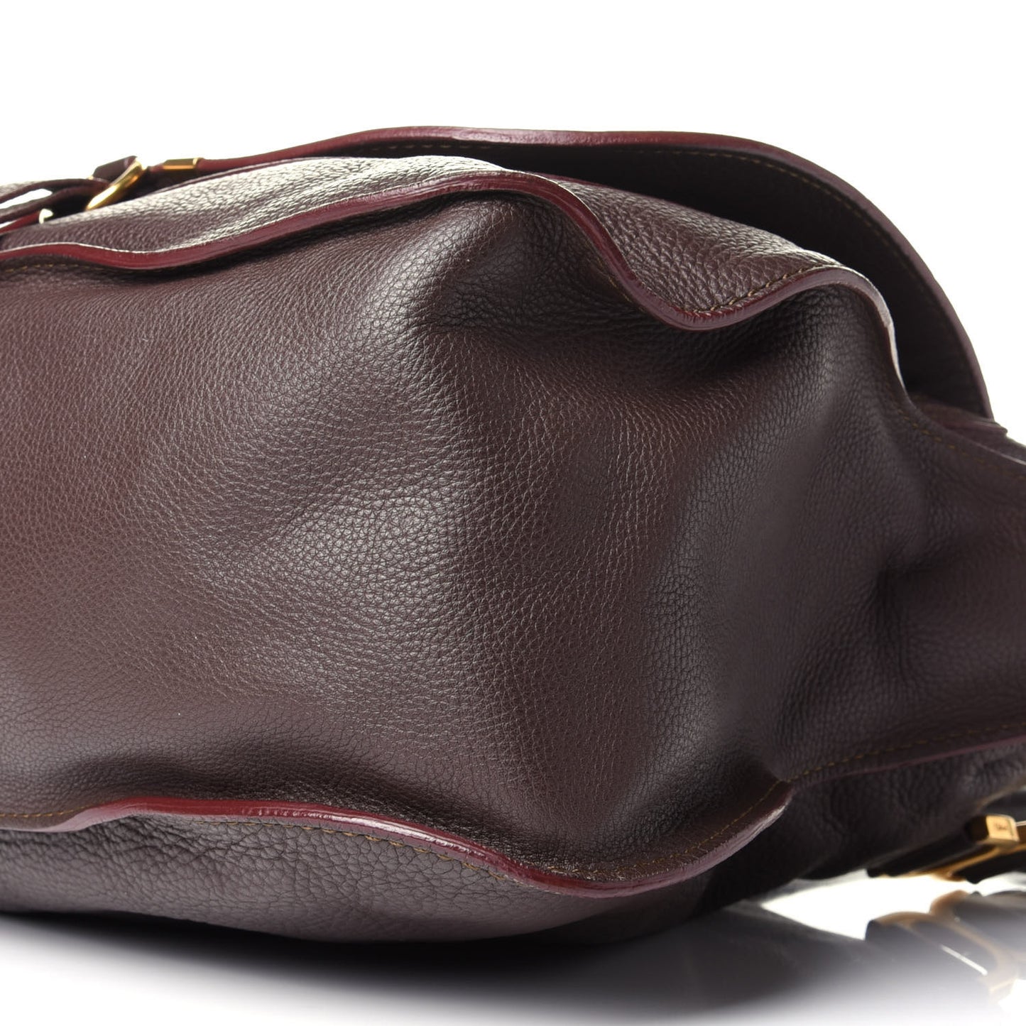 Calfskin Large Marcie Satchel Truffle