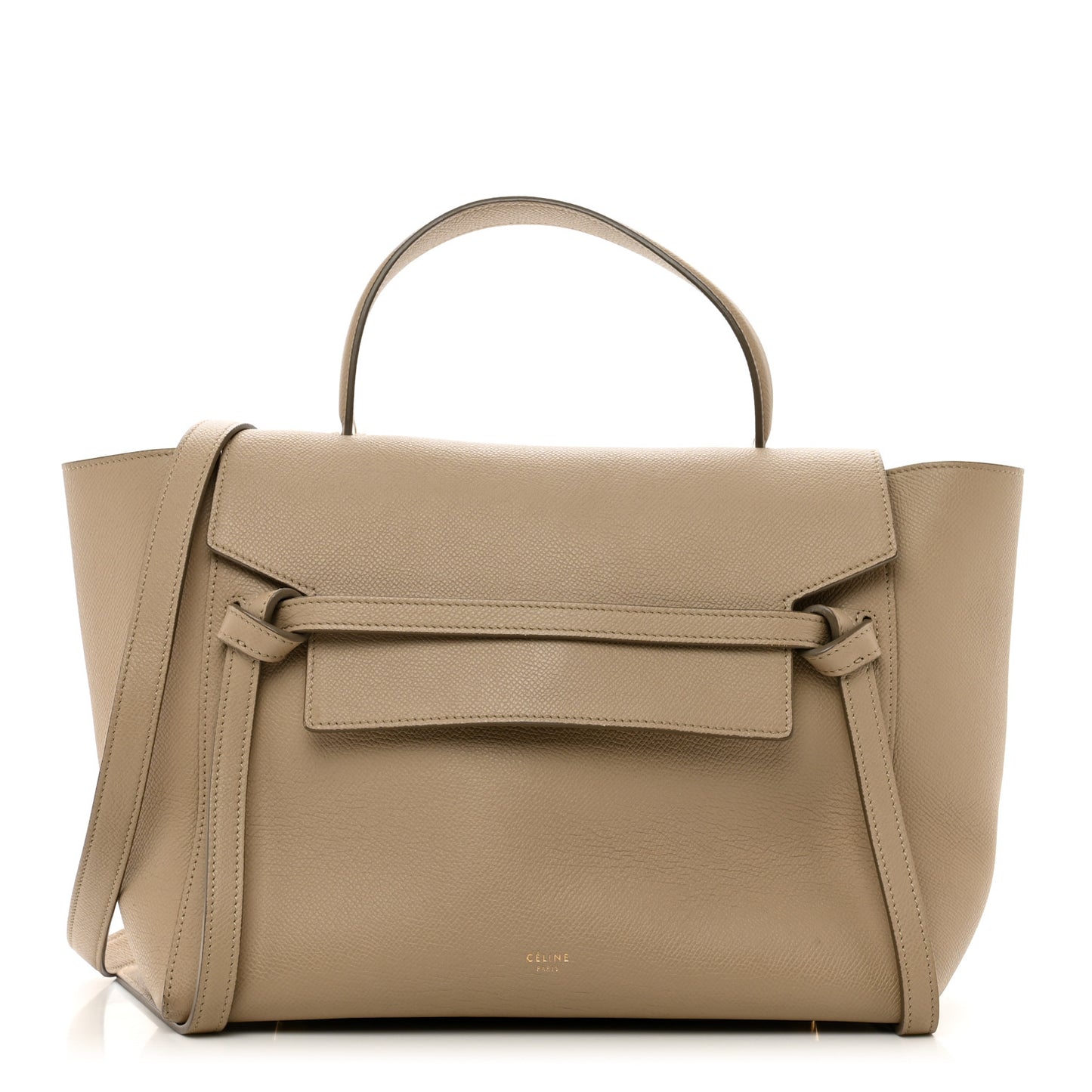 Grained Calfskin Mini Belt Bag Dune