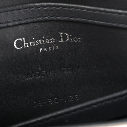 Christian Dior Metallic Patent Micro-Cannage Baby Diorama Flap Bag Silver 7 of 15