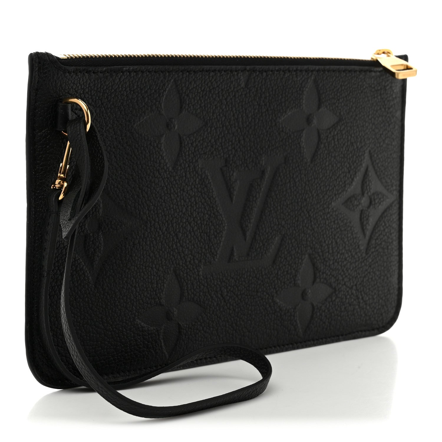 Louis Vuitton Empreinte Monogram Giant Neverfull MM Pochette Black 3 of 7