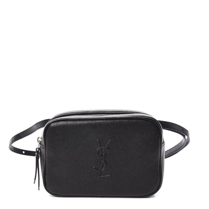 Saint Laurent Lambskin Monogram Lou Belt Bag Black 1 of 10