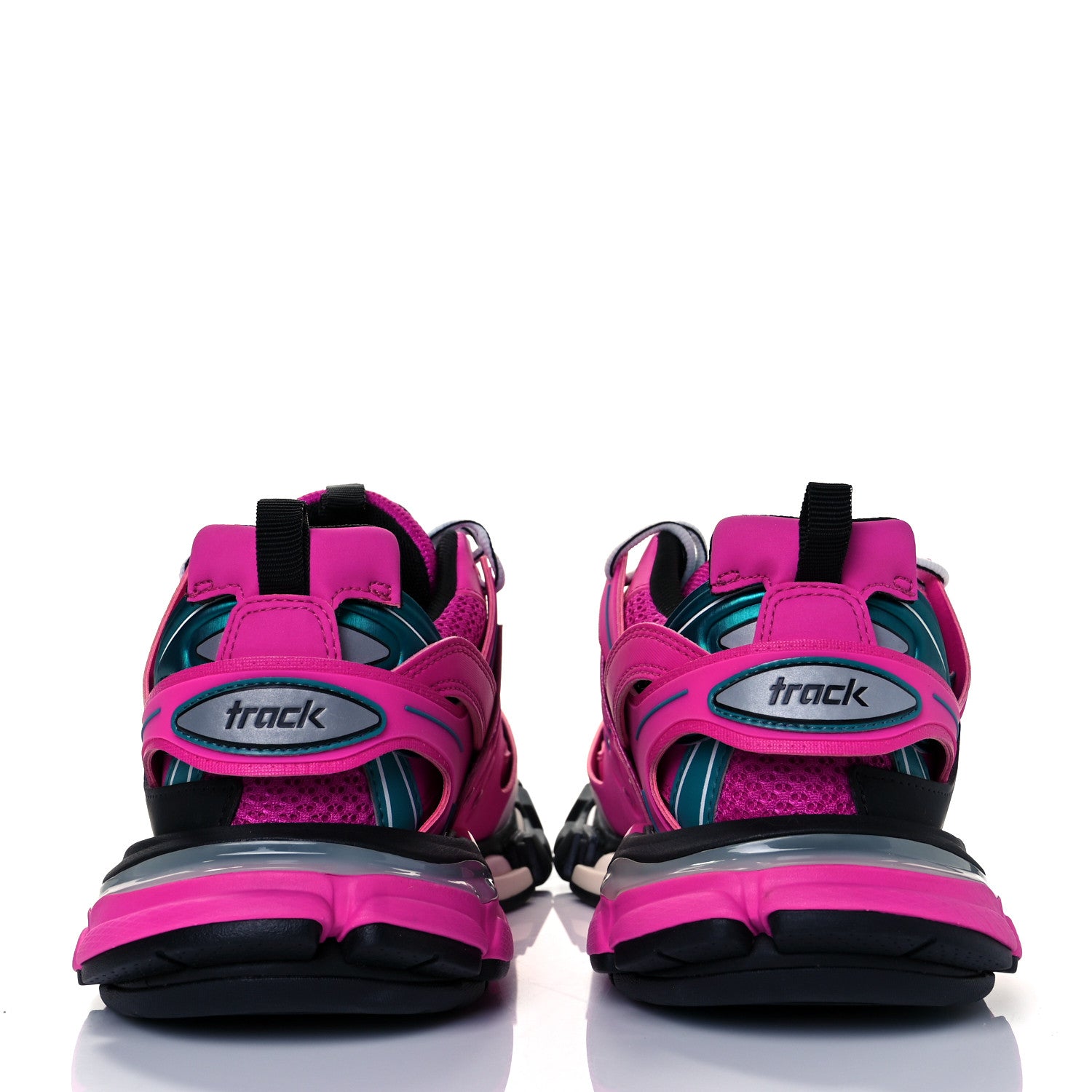 Balenciaga Mesh Fabric Womens Track Sneakers 41 Pink Black 5 of 8