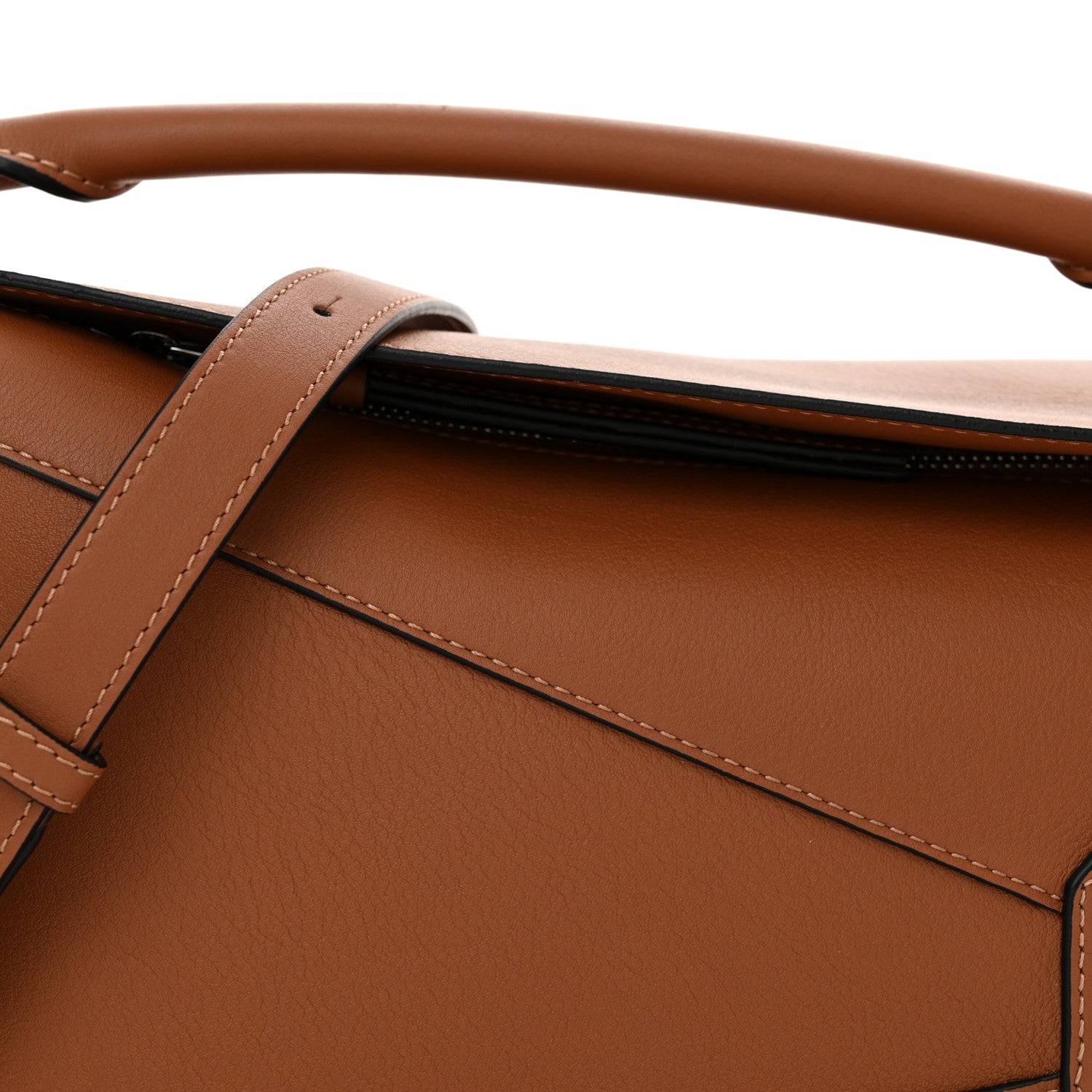 Loewe Calfskin Small Puzzle Edge Bag Tan 8 of 10