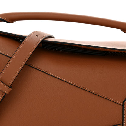 Loewe Calfskin Small Puzzle Edge Bag Tan 8 of 10