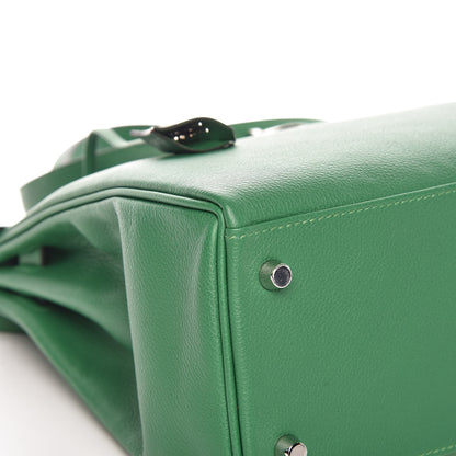 Hermes Evercolor Kelly Retourne 32 Cactus 8 of 37