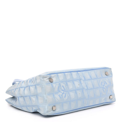 Chanel Nylon Small Travel Tote Blue 4 of 15